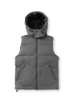 ジャージダウンベスト/ダークグレー(613)