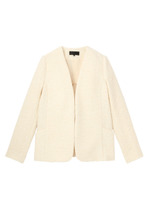 ツィードジャケット/サックス(490)