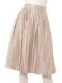 ブライトプリーツSK/ベージュ
