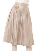 ブライトプリーツSK/ベージュ