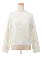 リボントオシプルオーバー/ホワイト