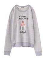 C/N SWEAT TOP ICING CAKE/LTGREEN