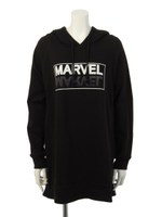 MARVEL ロゴパーカーワンピース/グレー