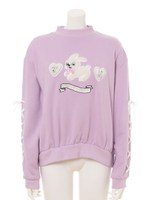 SWEET DATE TURTLENECK SWEAT TOPS/IVORY