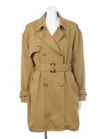 【Casual】ドロップショルダートレンチコート/ベージュ