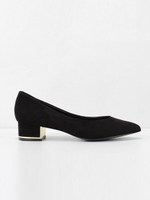 【VOGUE 9月号掲載】ポインテッドカバードパンプス / COVERED PUMPS/Black