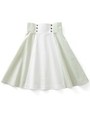 【スキヤキ】少女なアリス　ハイウエストストライプスカート/オフ×ライトグリーンストライプ