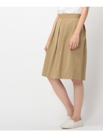 グログランタックフレアースカート/ダークグリーン(025)