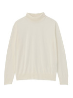 シルクブレンドハイネックニット/ピンク系(073)