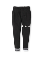 スターラインスウェット裾リブロングパンツ/ダークグリーン(023)