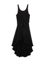 ソフトジョーゼットワンピース/ブラック(019)