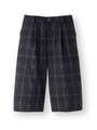 チェックハーフパンツ/ネイビー系(294)