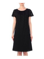 半袖レースワンピース/ベージュ(052)