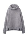 HIGH NECK SWEAT TOP/ホワイト