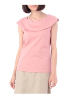 スムーススカラップ衿カットソー/ピンク(072)