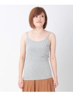 ラインストーン付きキャミソール/グレー(012)