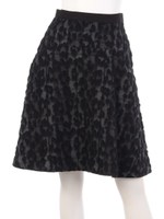 レオパードシャギーＳＫ/ブラック