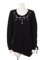 袖スピンドルプルオーバー/ブラック