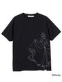 CINDERELLA S/S TEE/BLACK