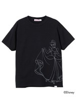 CINDERELLA S/S TEE/BLACK