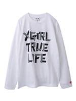 TAPE LOGO L/S TEE/ホワイト