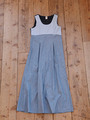 Wide pants salopette/BLUE