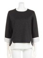 【Sov.】アルファウールストレッチポンチTOPS/ブラック