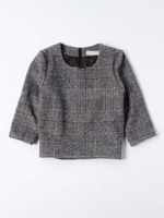 【ＮＥＴ限定】シャギーグレンチェックセットアップトップス/ライトグレー