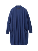 シルクカシミア混ニットカーディガン/レッド(065)