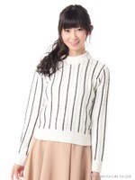 ストライプケーブルＰ／Ｏ/ホワイト系