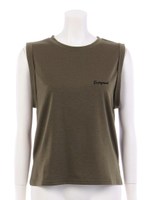 ロールUPノースリTOPS/BLACK
