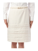 裾ティアード風スカート/ライトベージュ(051)