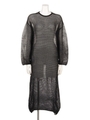 Knit Mesh Dress/ブラック