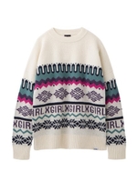 NORDIC KNIT TOP/ネイビー