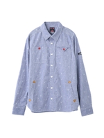 STARS CHAMBRAY SHIRT/ライトインディゴ