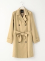 T/Rトレンチコート/ベージュ