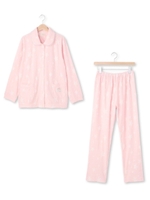 narue(ナルエー) 星柄起毛パイル 上下ナイティ/サックス(190)