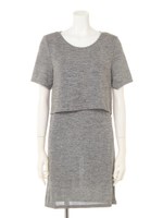 【MINKPINK】(ミンクピンク) TEE DRESS/GREY