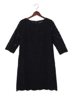 ●JOC C/N キモウレース 7分袖 ワンピース/OFF-WHITE