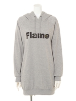 カモフラルーズ裏毛OP/杢GRY