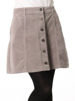 コール台形スカート/茶系