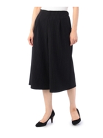 ジャージジャカードガウチョパンツ/ネイビー(393)