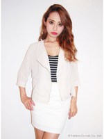 ジョーゼットライダースJK/BLK