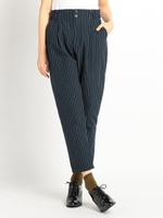 ストライプテーパードパンツ/ネイビー