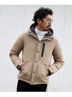 ストレッチダウンブルゾン/ベージュ(052)