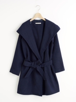 ドレープガウンコート/ネイビー