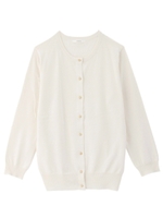 メタルボタンカーディガン/ライトブルー(091)