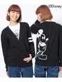 MICKEY KNIT CARDIGAN/ブラック