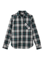 [S]コットンチェックシャツ/ブラウン(242)