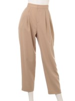 起毛テーパードパンツ/ブラック(010)